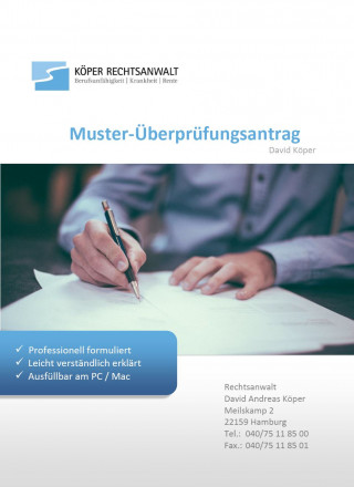 Muster-Überprüfungsantrag