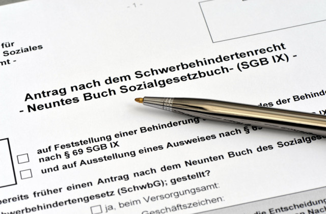 Antrag Schwerbehindertenausweis